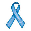 Swirl Blue Awareness Ribbon Temporary Tattoo